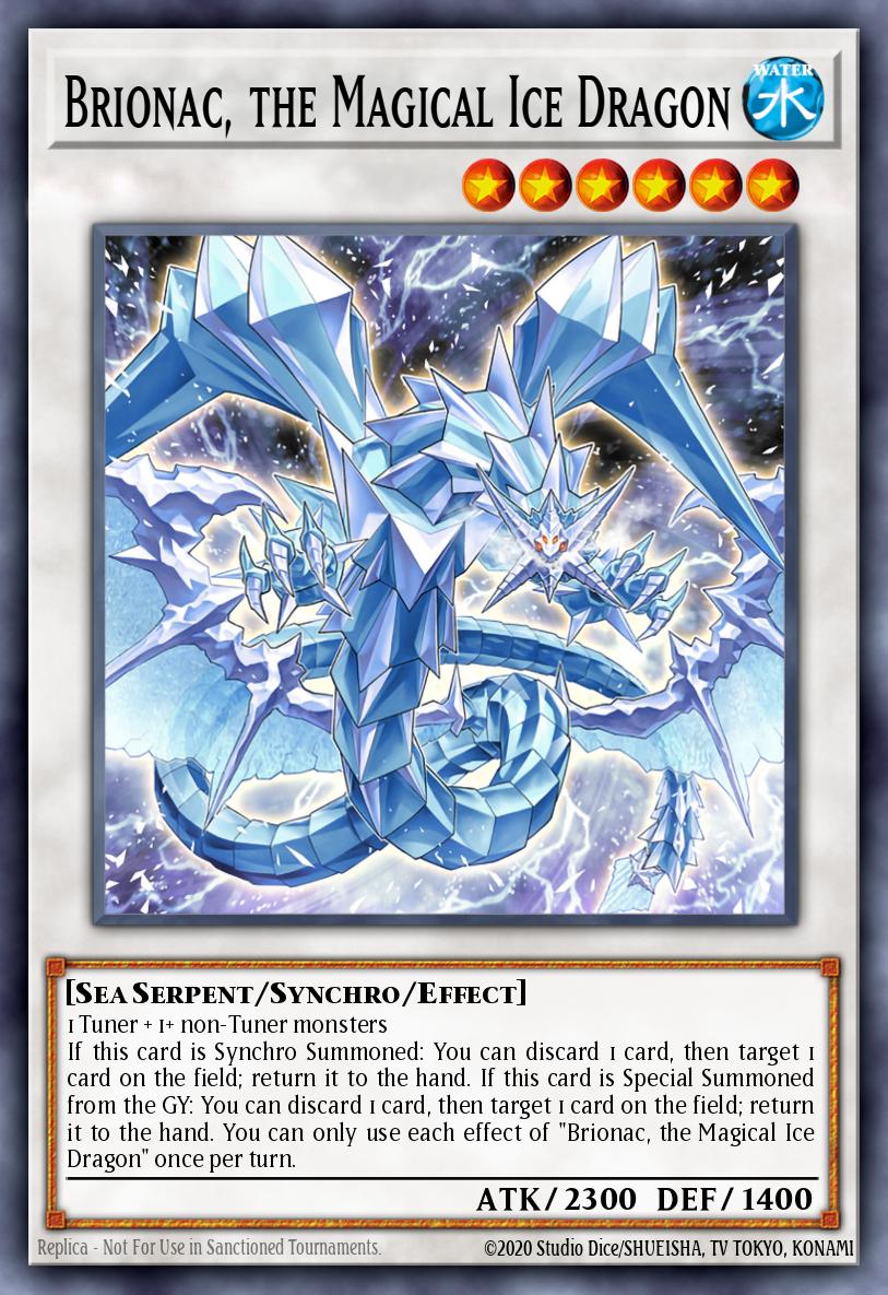 Brionac, the Magical Ice Dragon Yu-Gi-Oh card