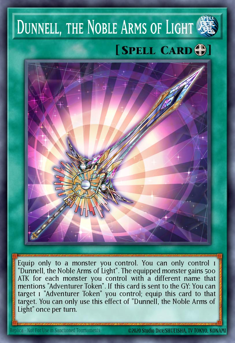 Dunnell, the Noble Arms of Light Yu-Gi-Oh card