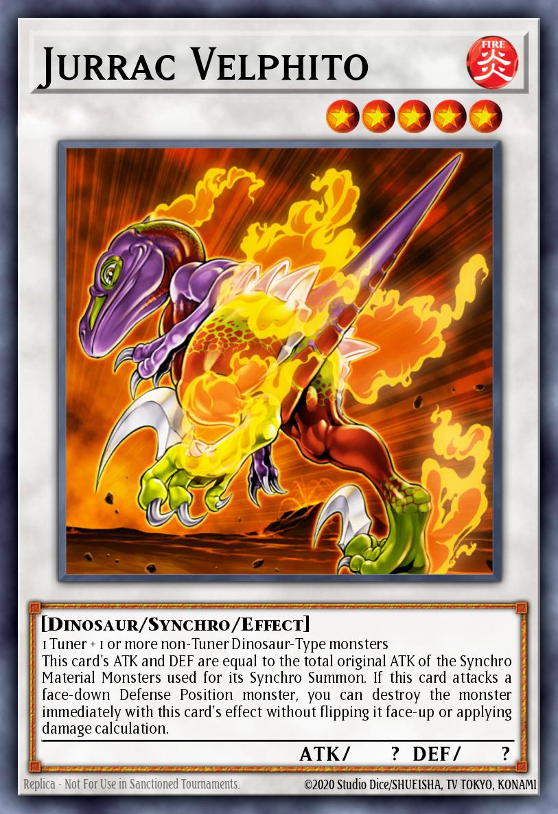 Jurrac Velphito Yu-Gi-Oh card