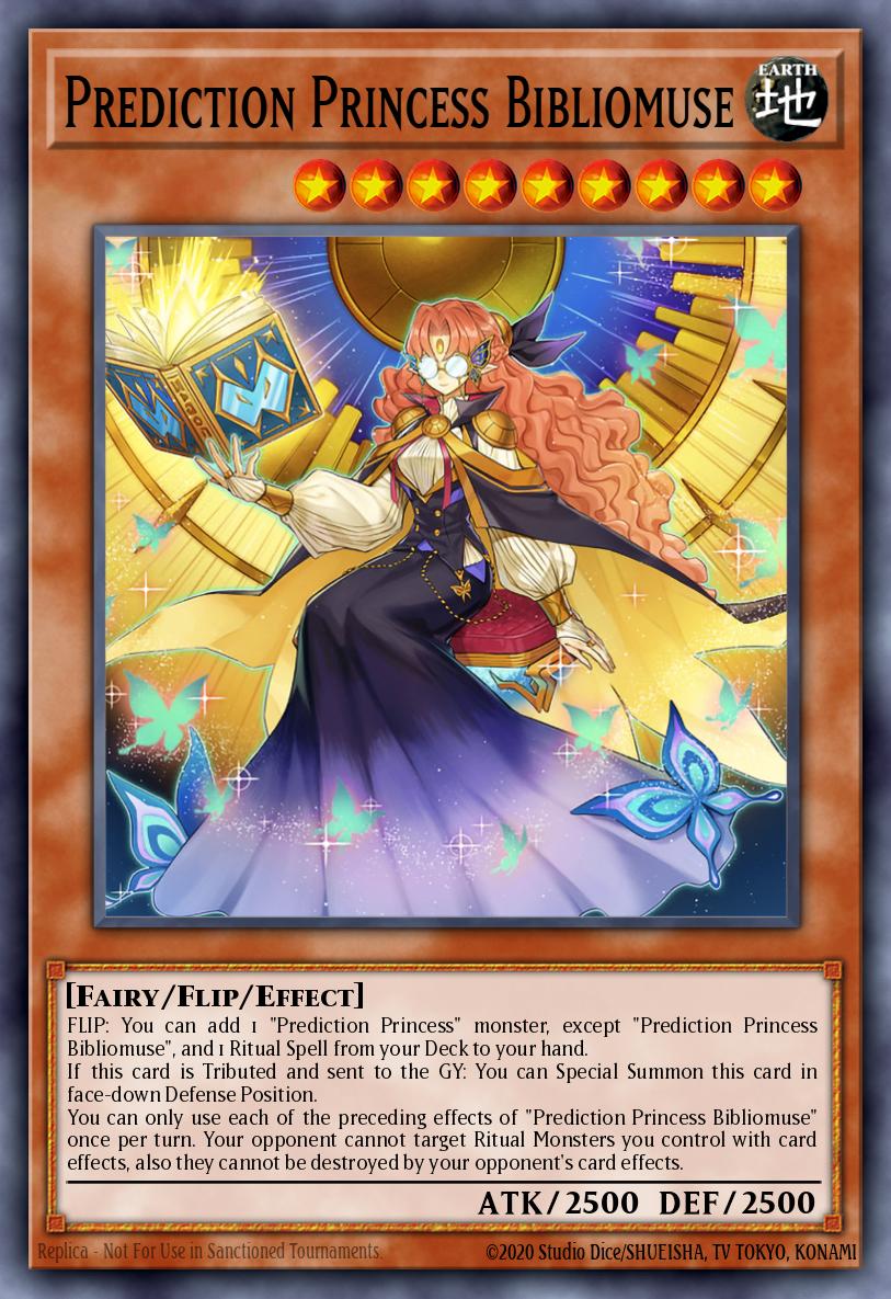 Prediction Princess Bibliomuse Yu-Gi-Oh card