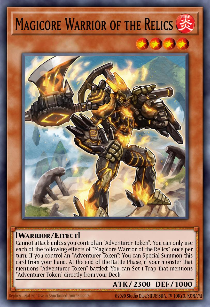 Magicore Warrior of the Relics Yu-Gi-Oh card