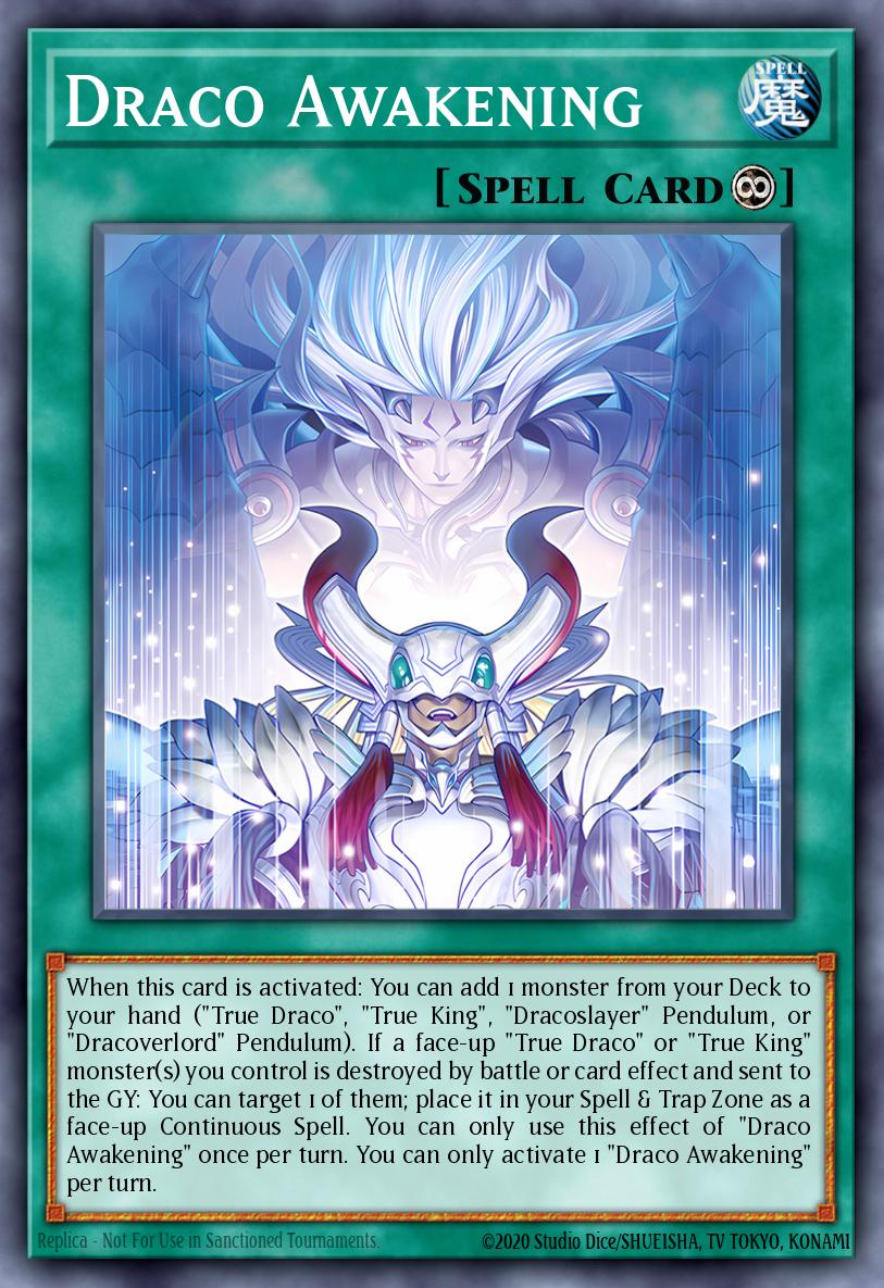 Draco Awakening Yu-Gi-Oh card