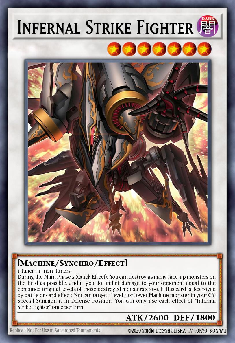 Infernal Strike Fighter Yu-Gi-Oh card