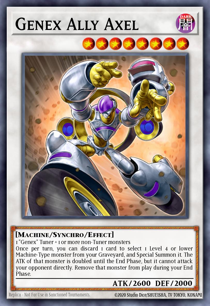 Genex Ally Axel Yu-Gi-Oh card
