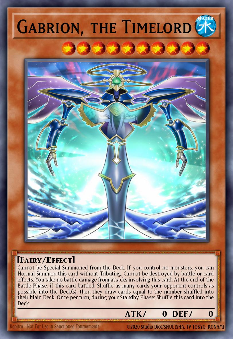 Gabrion, the Timelord Yu-Gi-Oh card
