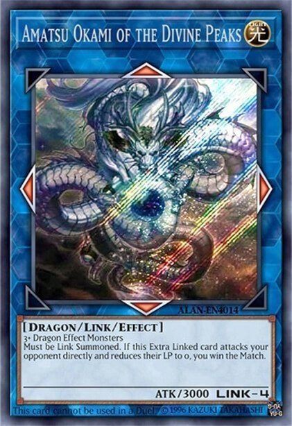 Amatsu-Okami of the Divine Peaks Yu-Gi-Oh card