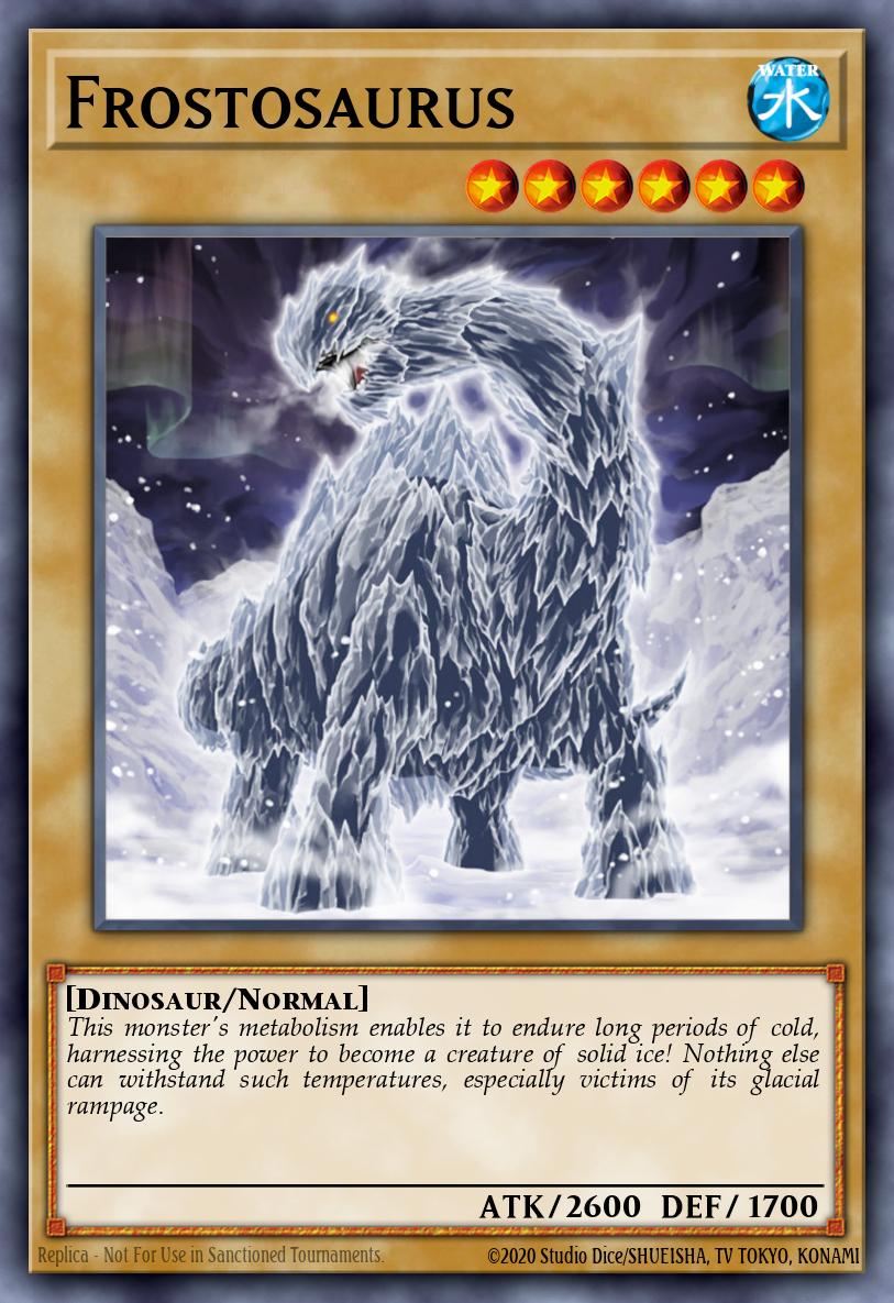 Frostosaurus Yu-Gi-Oh card