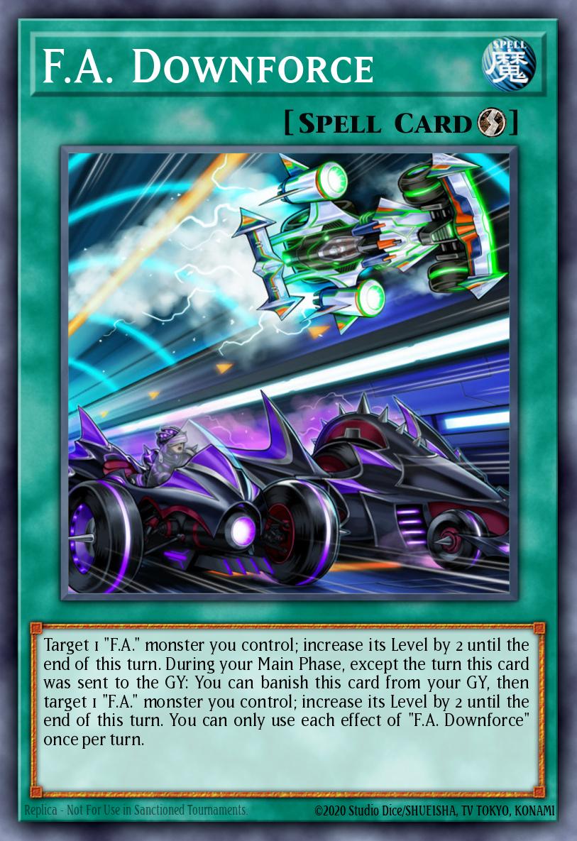 F.A. Downforce Yu-Gi-Oh card