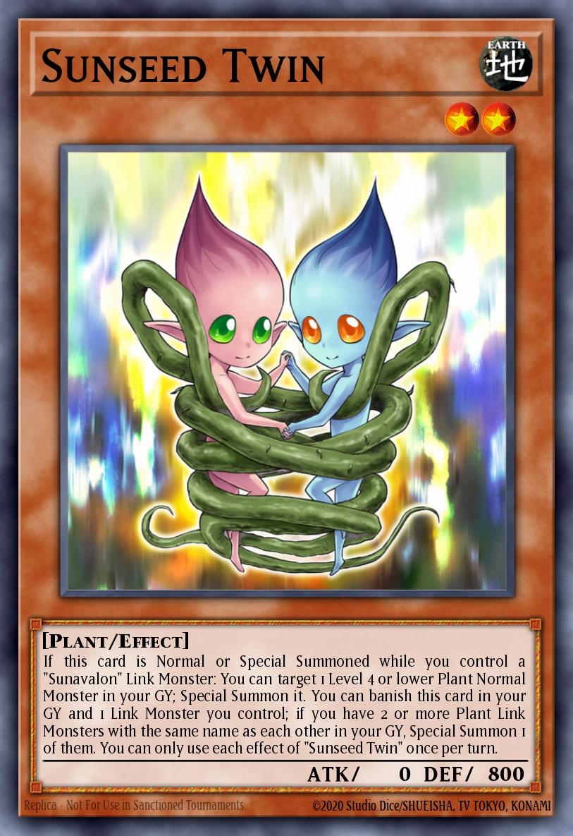 Sunseed Twin Yu-Gi-Oh card