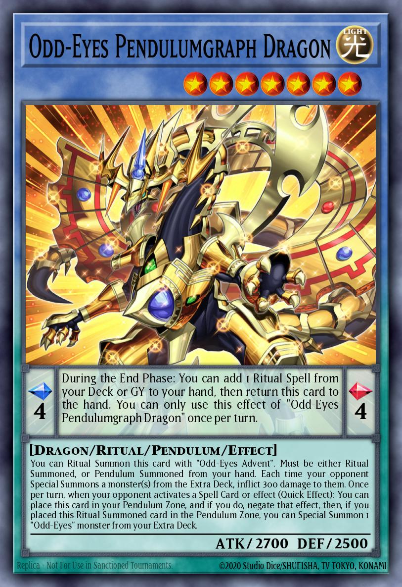 Odd-Eyes Pendulumgraph Dragon Yu-Gi-Oh card