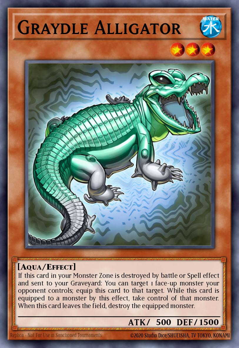 Graydle Alligator Yu-Gi-Oh card