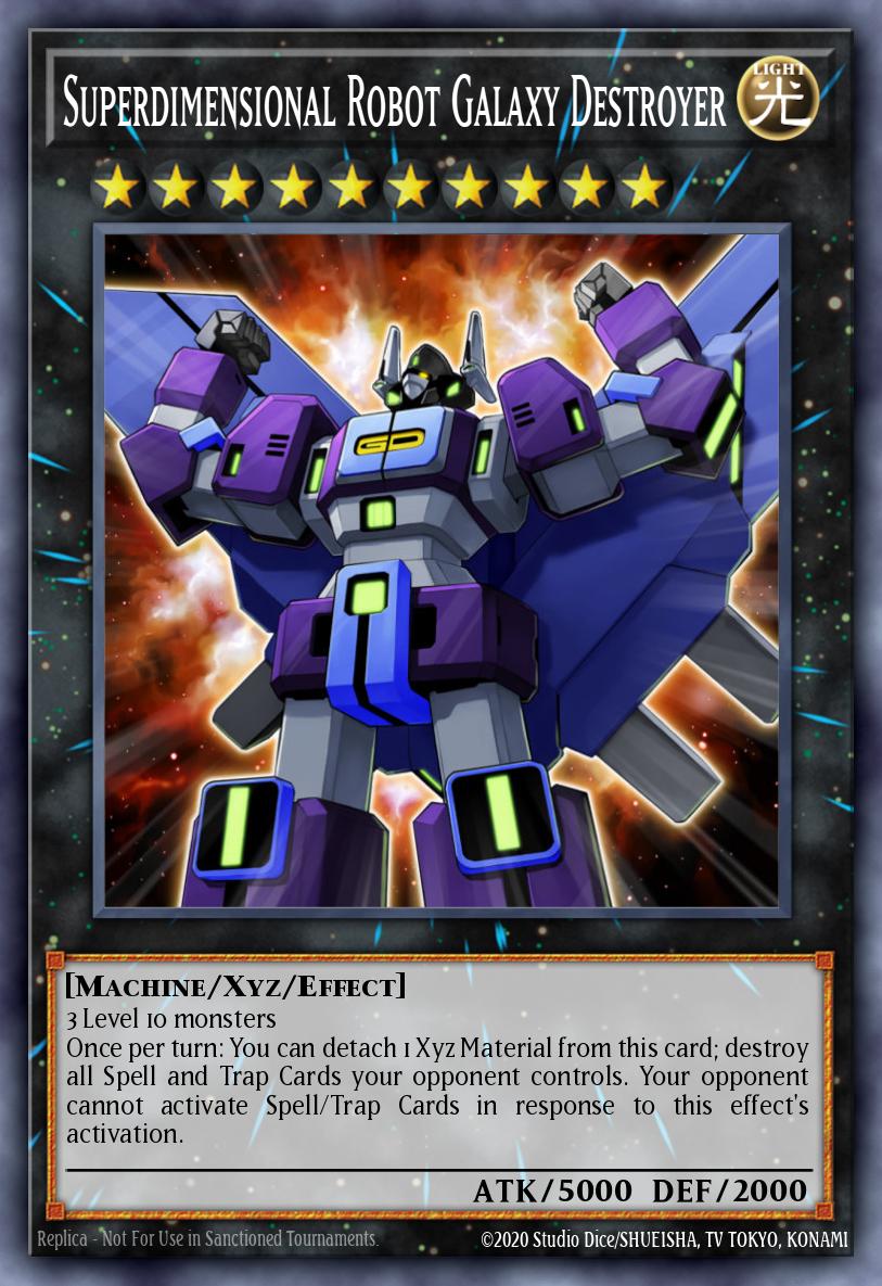 Superdimensional Robot Galaxy Destroyer Yu-Gi-Oh card