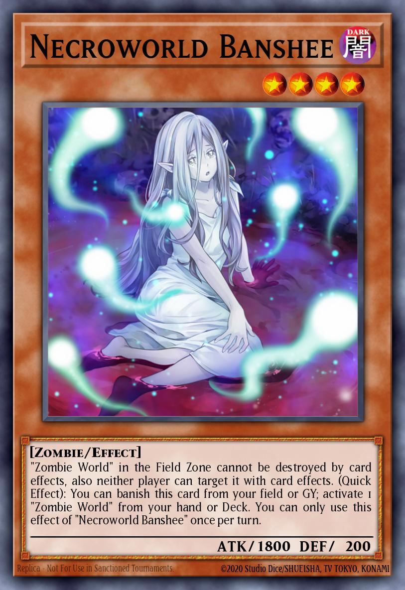 Necroworld Banshee Yu-Gi-Oh card