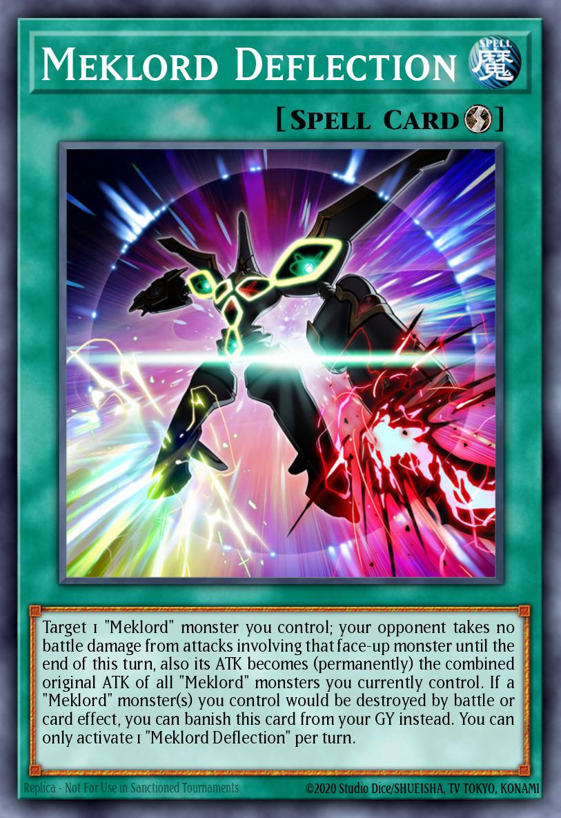Meklord Deflection Yu-Gi-Oh card