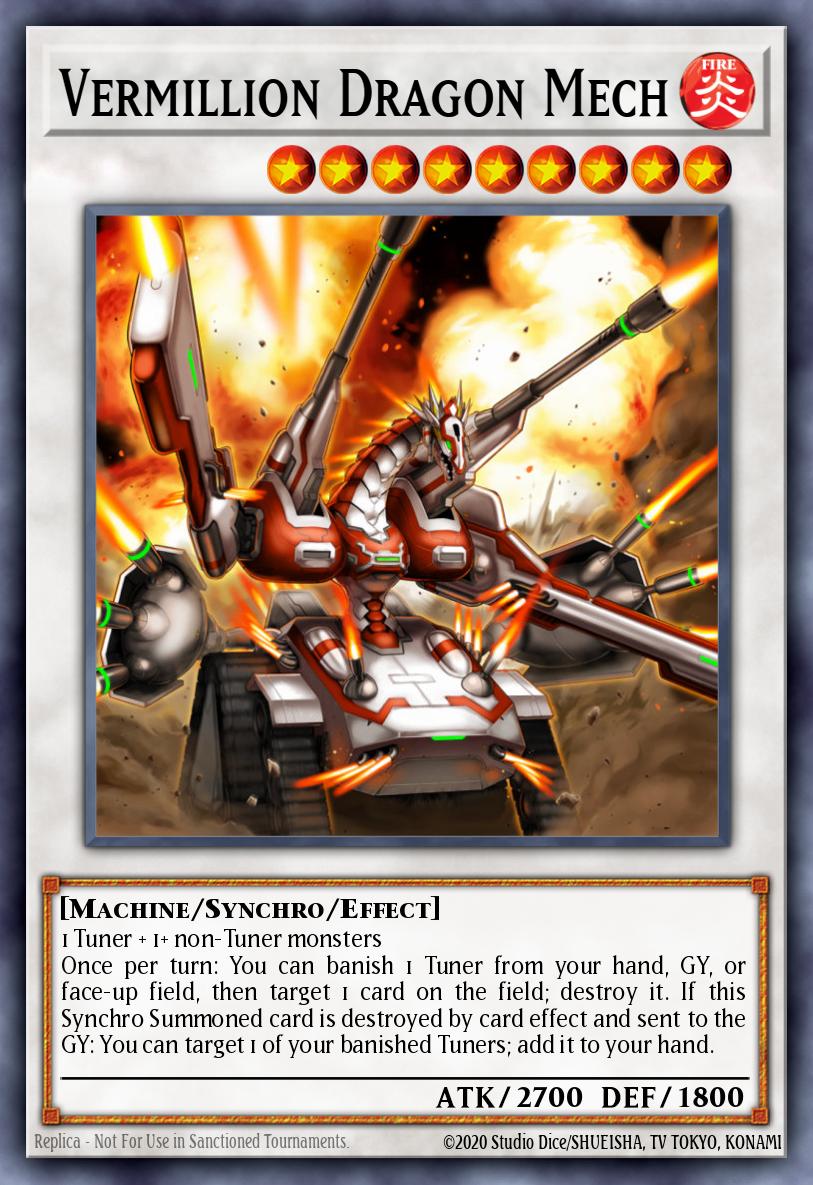 Vermillion Dragon Mech Yu-Gi-Oh card