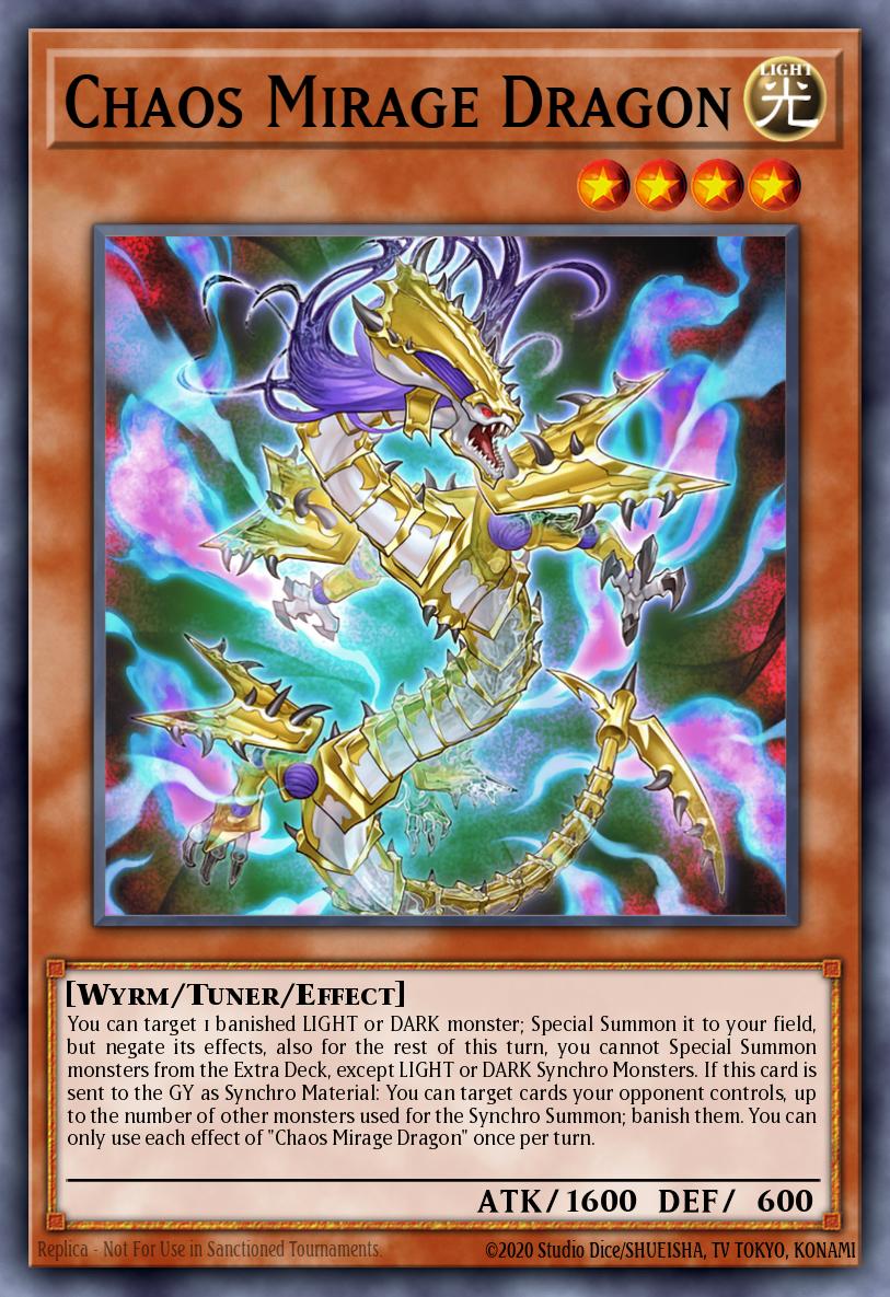 Chaos Mirage Dragon Yu-Gi-Oh card