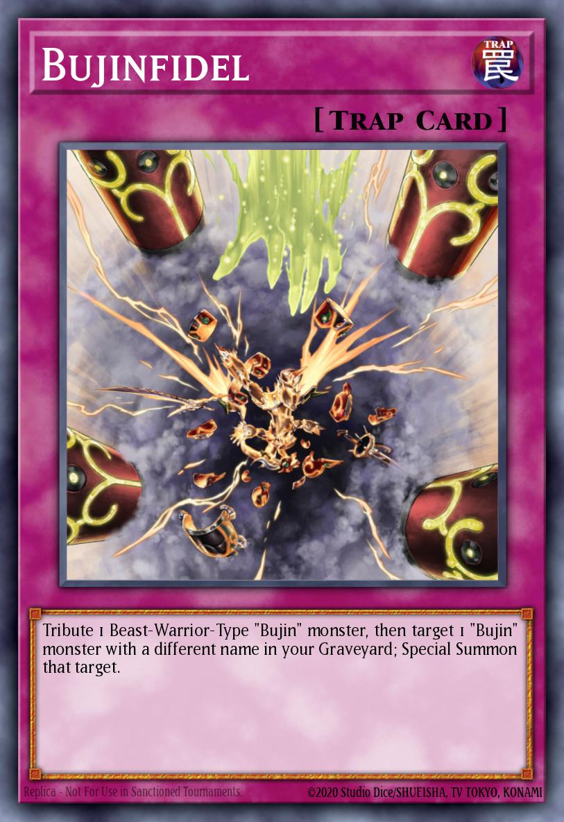 Bujinfidel Yu-Gi-Oh card