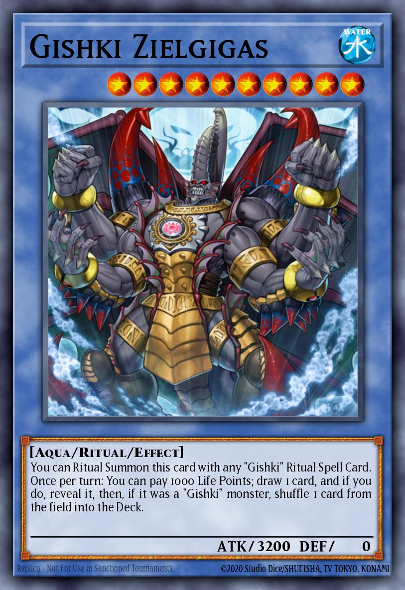 Gishki Zielgigas Yu-Gi-Oh card