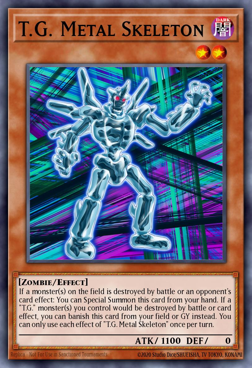T.G. Metal Skeleton Yu-Gi-Oh card