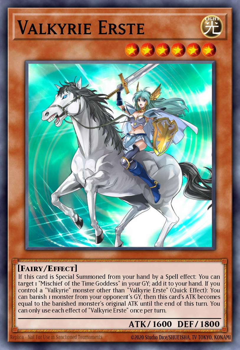 Valkyrie Erste Yu-Gi-Oh card