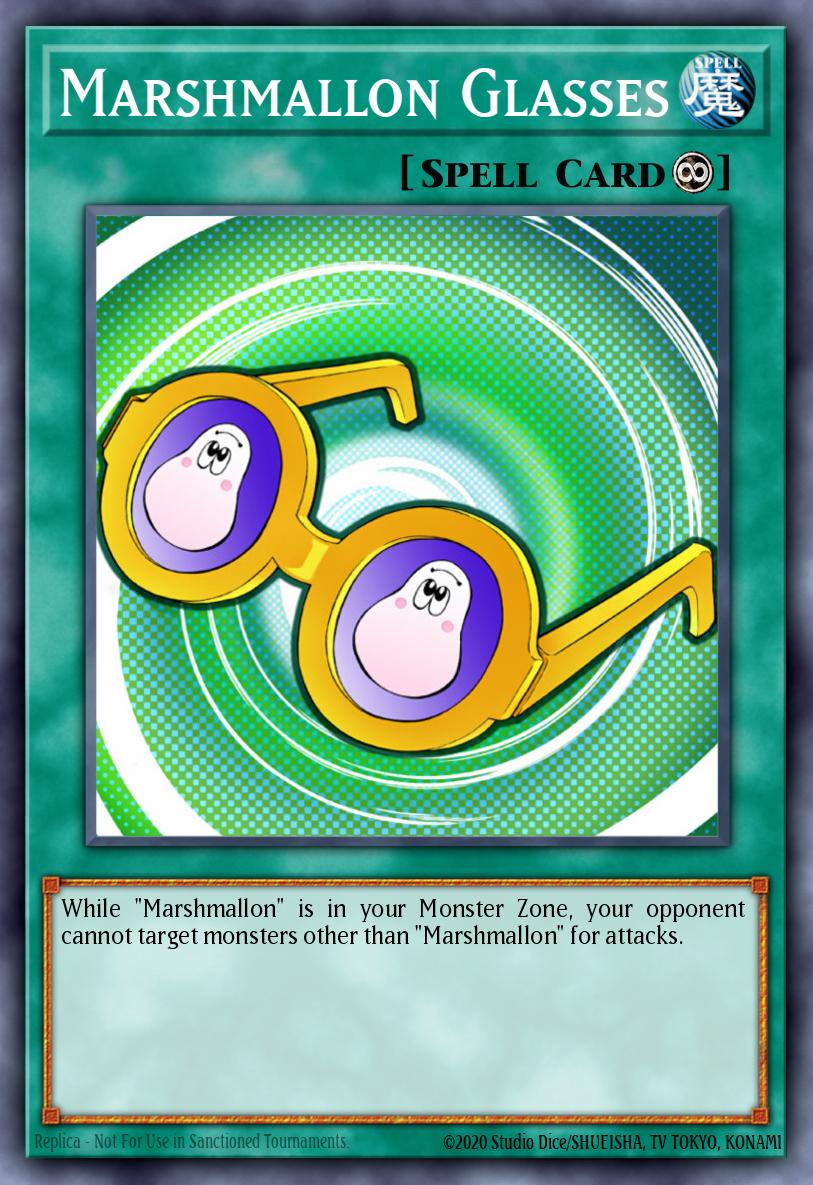 Marshmallon Glasses Yu-Gi-Oh card