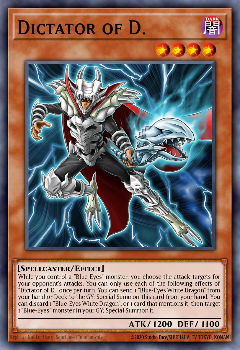 Dictator of D. Yu-Gi-Oh card