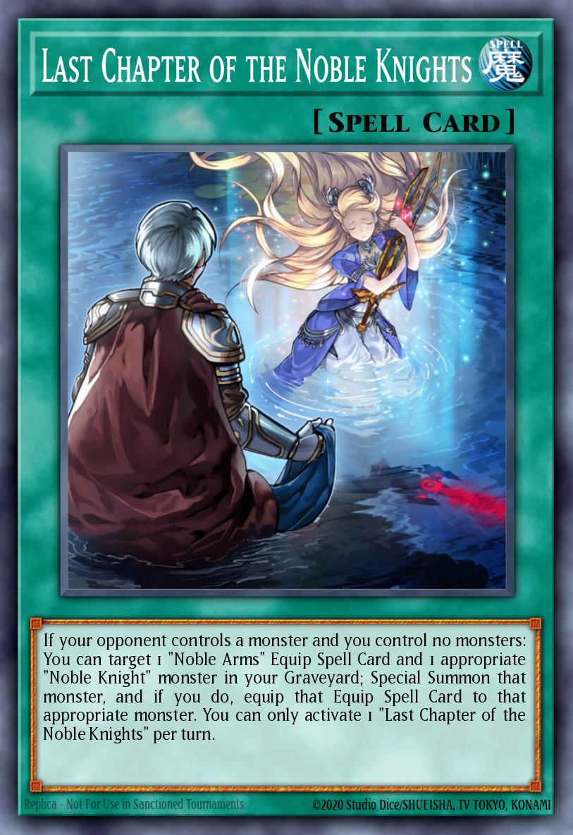 Last Chapter of the Noble Knights Yu-Gi-Oh card