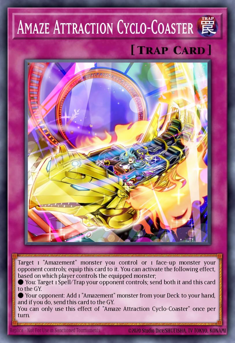 Amaze Attraction Cyclo-Coaster Yu-Gi-Oh card