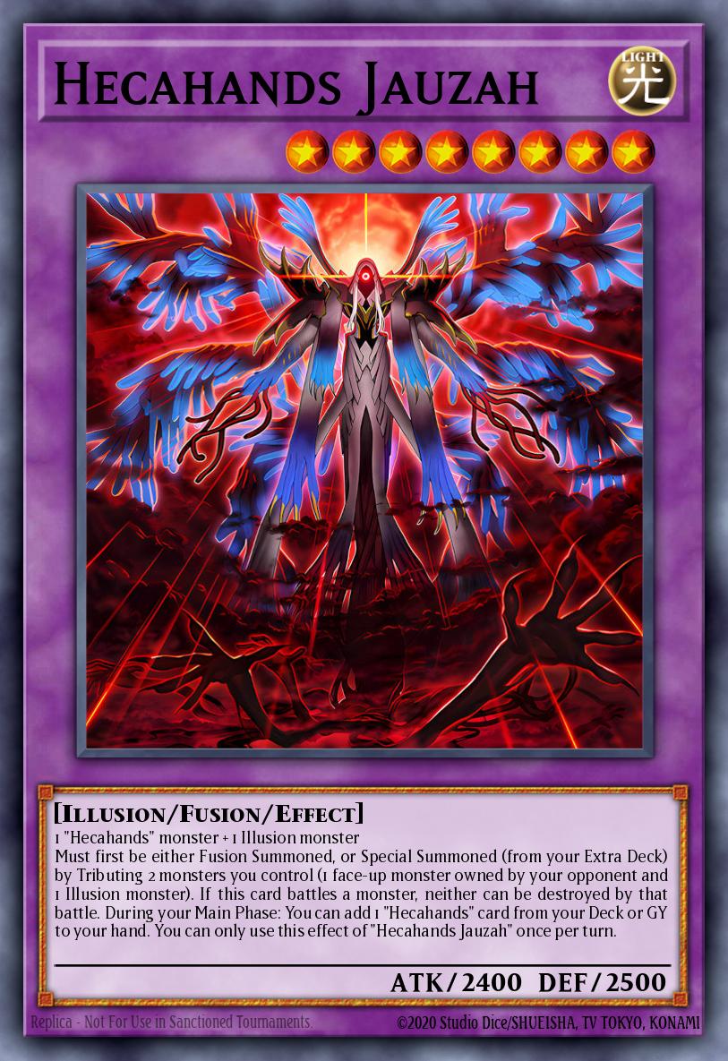 Hecahands Jauzah Yu-Gi-Oh card