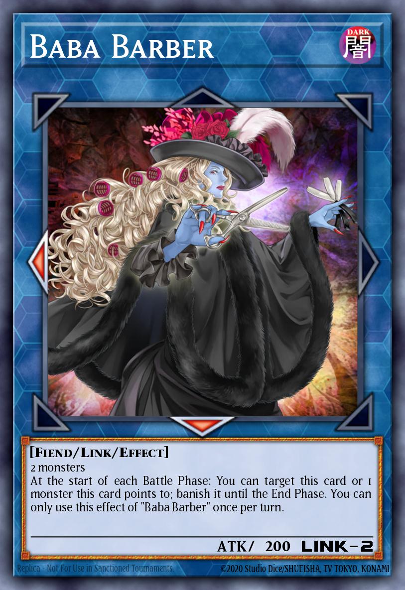 Baba Barber Yu-Gi-Oh card