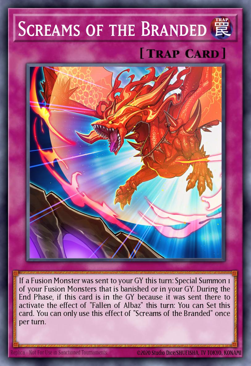 Screams of the Branded Yu-Gi-Oh card