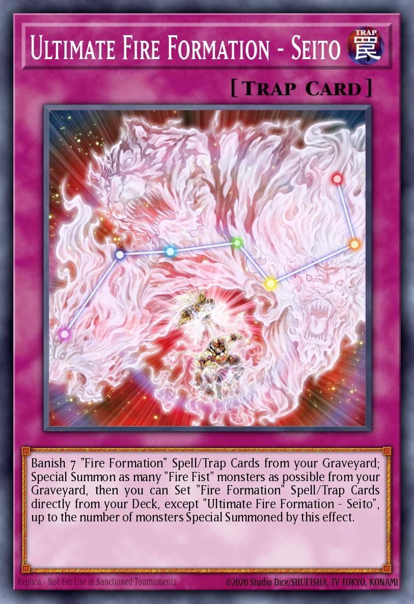 Ultimate Fire Formation - Seito Yu-Gi-Oh card