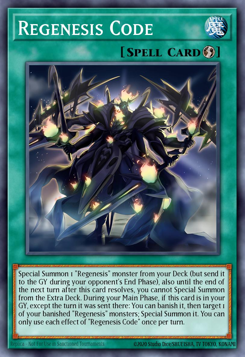 Regenesis Code Yu-Gi-Oh card