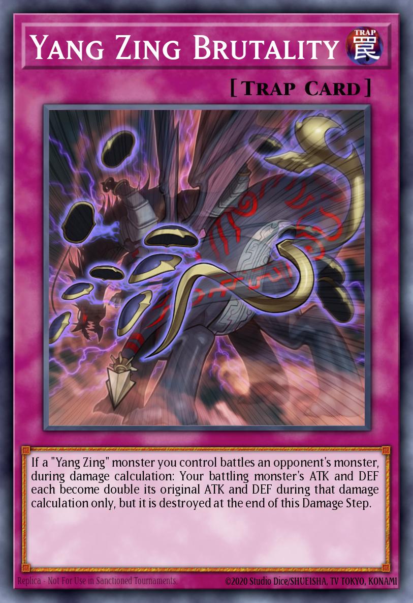 Yang Zing Brutality Yu-Gi-Oh card