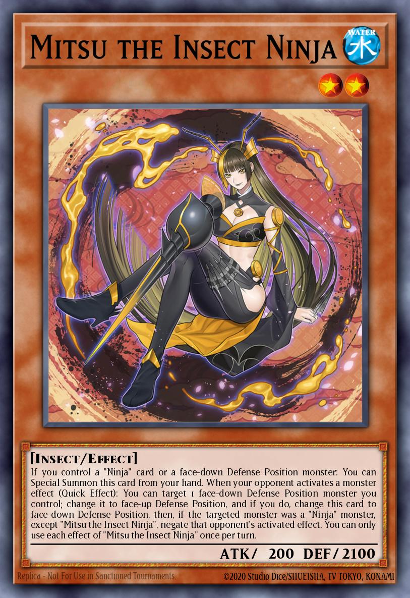Mitsu the Insect Ninja Yu-Gi-Oh card