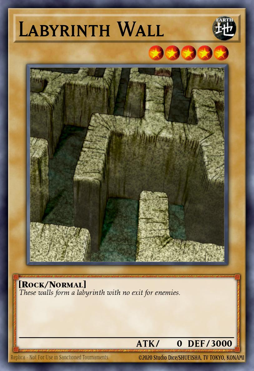 Labyrinth Wall Yu-Gi-Oh card