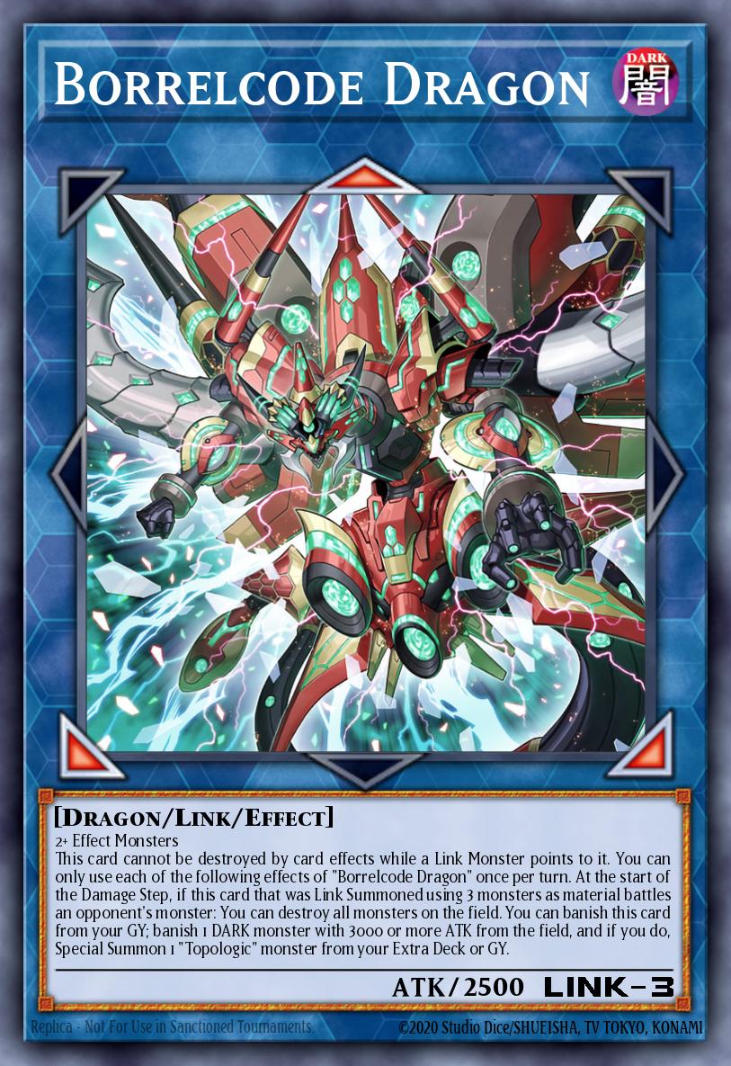 Borrelcode Dragon Yu-Gi-Oh card