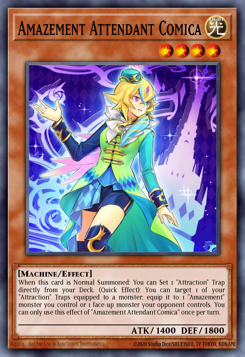 Amazement Attendant Comica Yu-Gi-Oh card