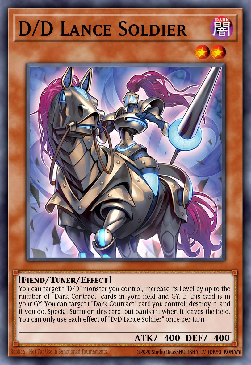 D/D Lance Soldier Yu-Gi-Oh card