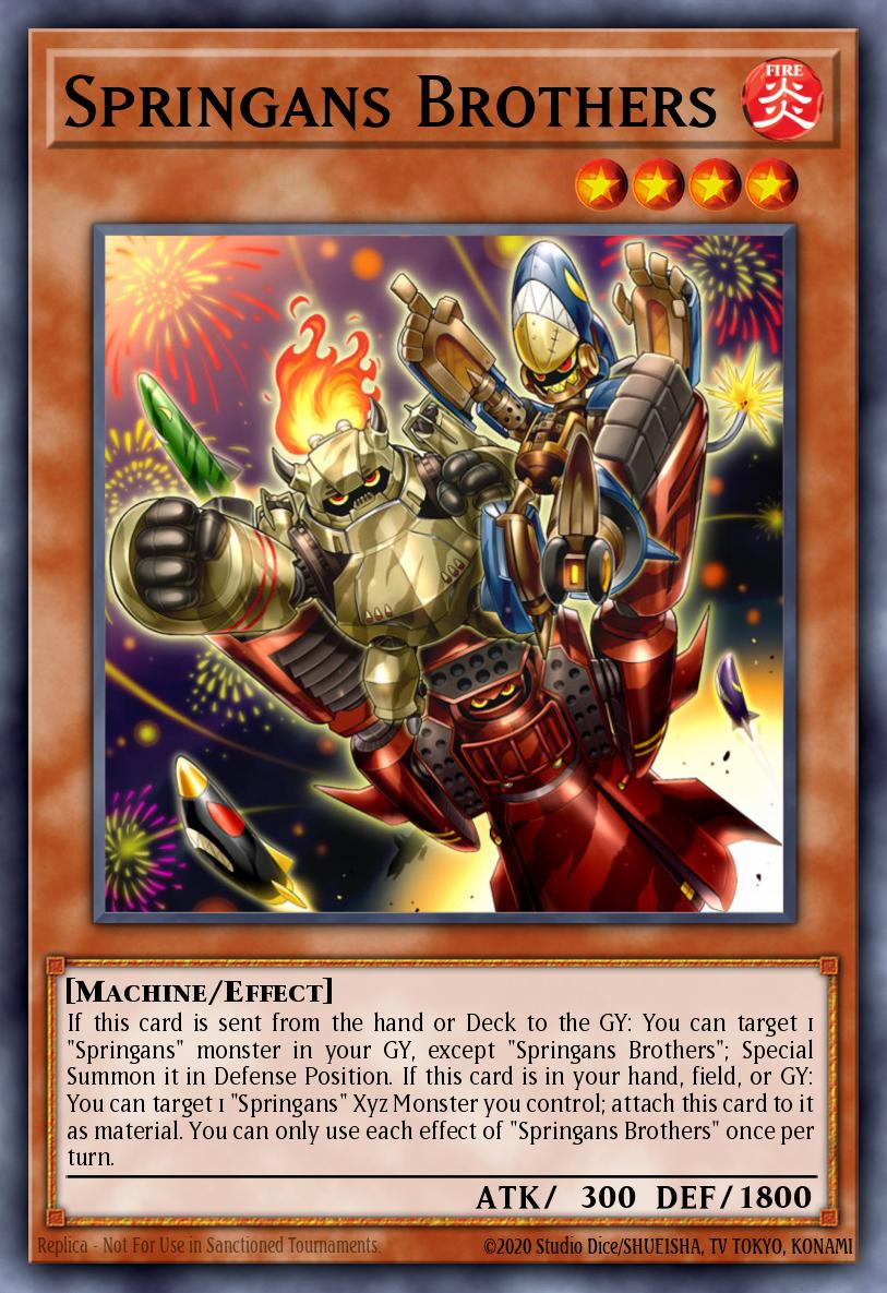 Springans Brothers Yu-Gi-Oh card
