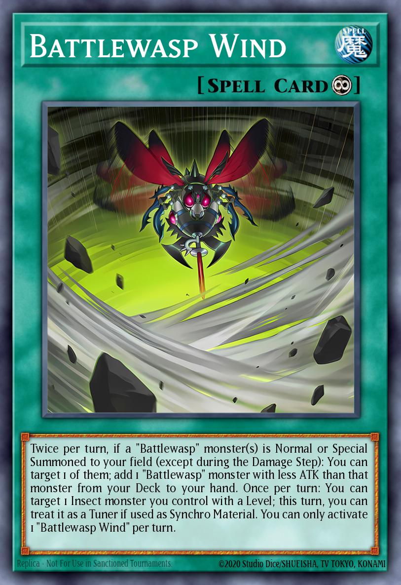 Battlewasp Wind Yu-Gi-Oh card