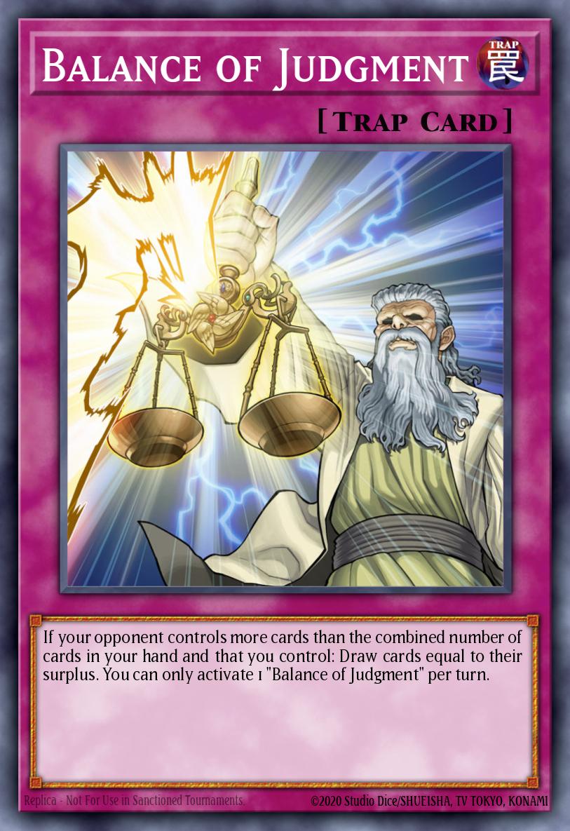 Balance of Judgment Yu-Gi-Oh card
