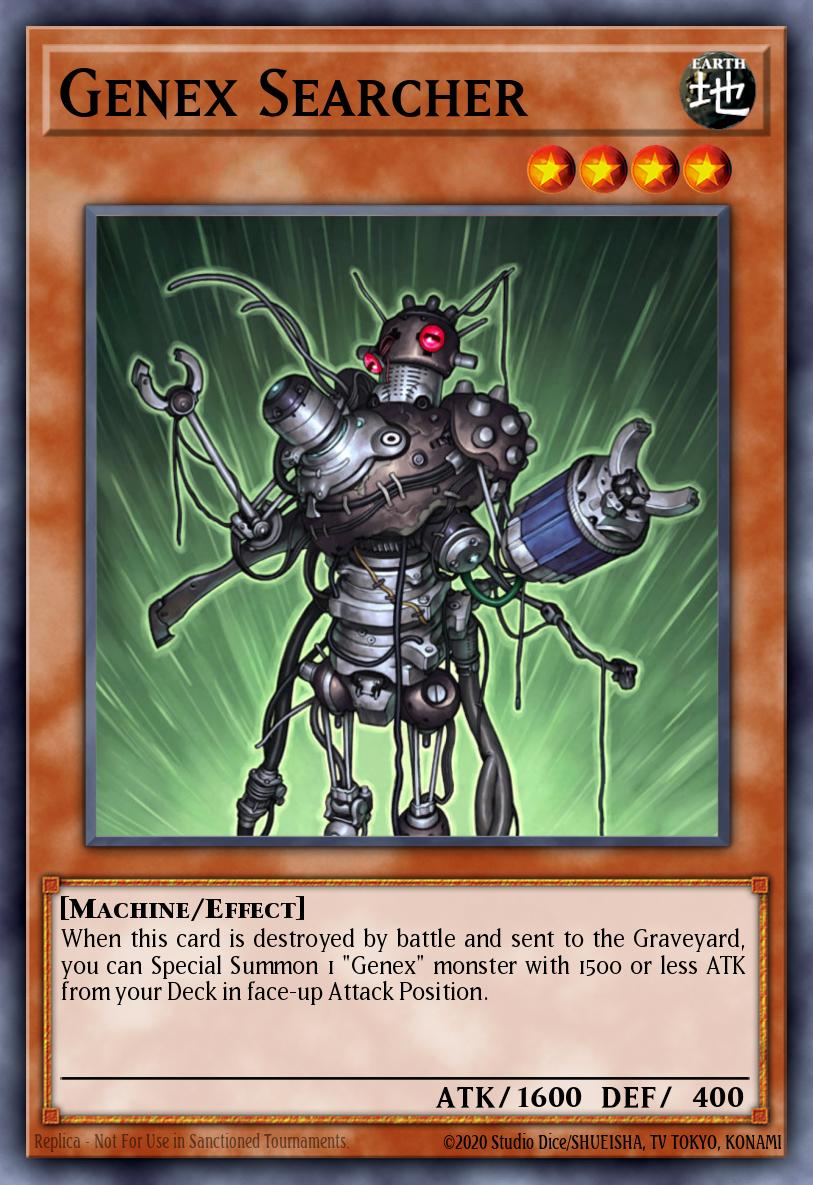 Genex Searcher Yu-Gi-Oh card