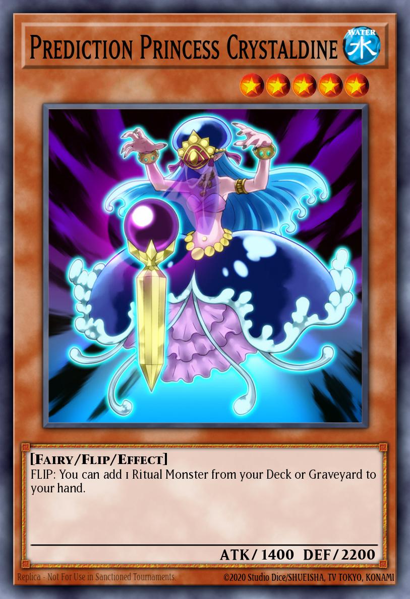 Prediction Princess Crystaldine Yu-Gi-Oh card