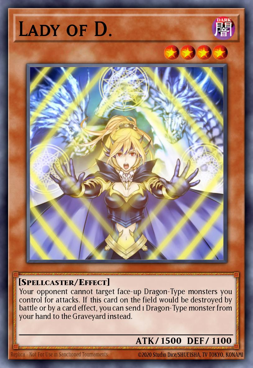 Lady of D. Yu-Gi-Oh card