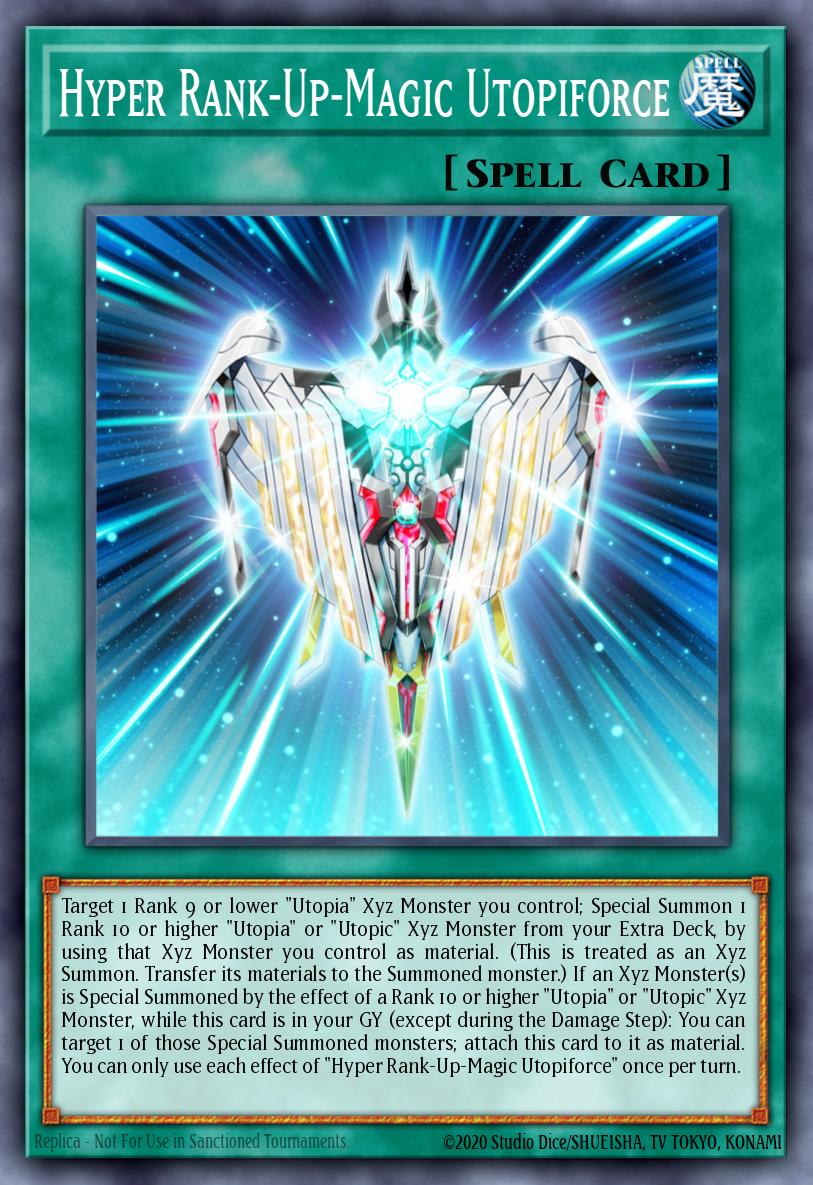 Hyper Rank-Up-Magic Utopiforce Yu-Gi-Oh card
