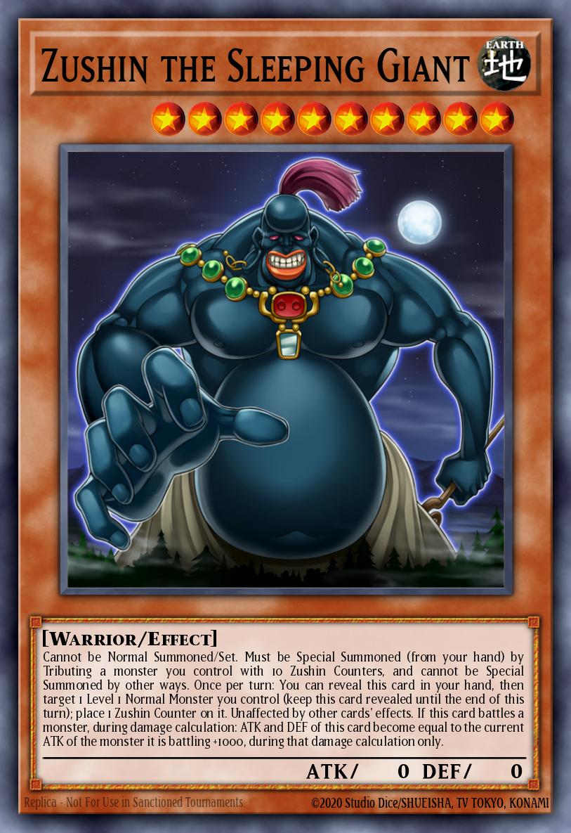 Zushin the Sleeping Giant Yu-Gi-Oh card