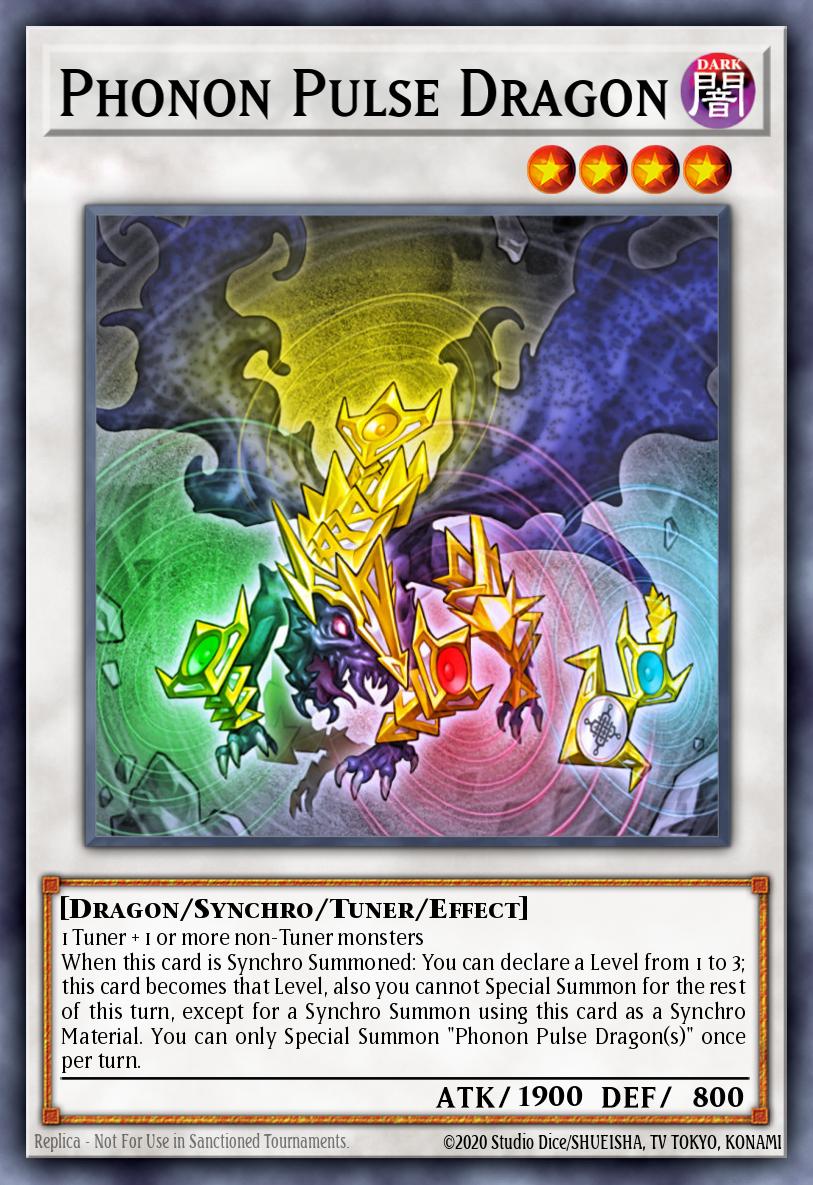 Phonon Pulse Dragon Yu-Gi-Oh card