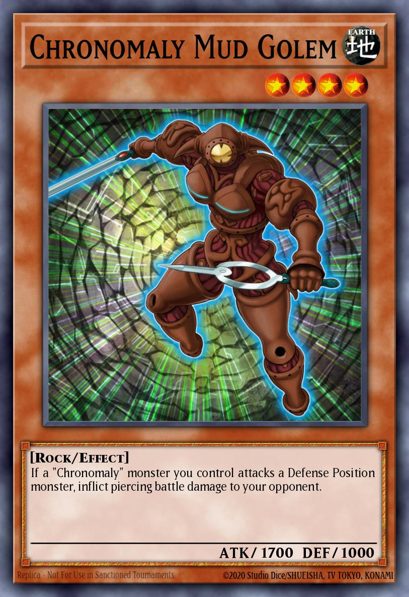 Chronomaly Mud Golem Yu-Gi-Oh card