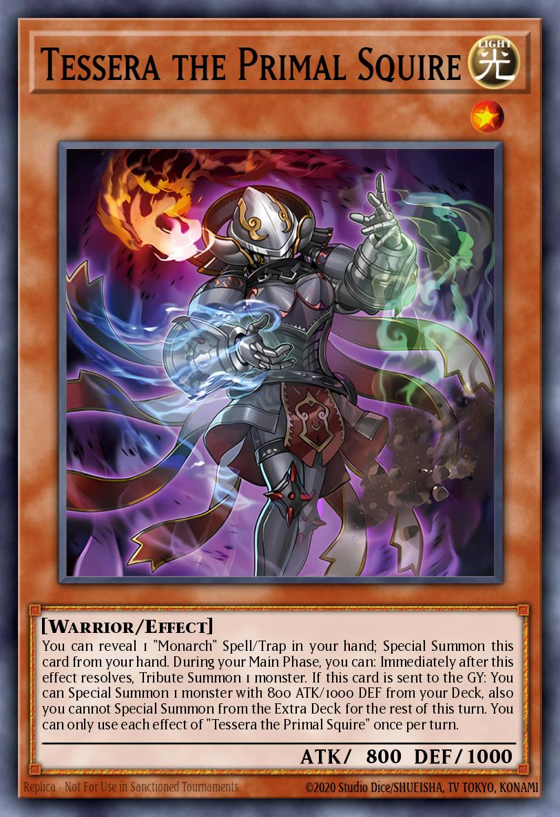 Tessera the Primal Squire Yu-Gi-Oh card